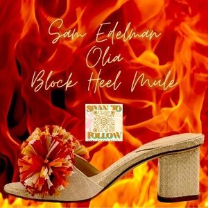 SAM EDELMAN OLIA BLOCK HEEL MULE